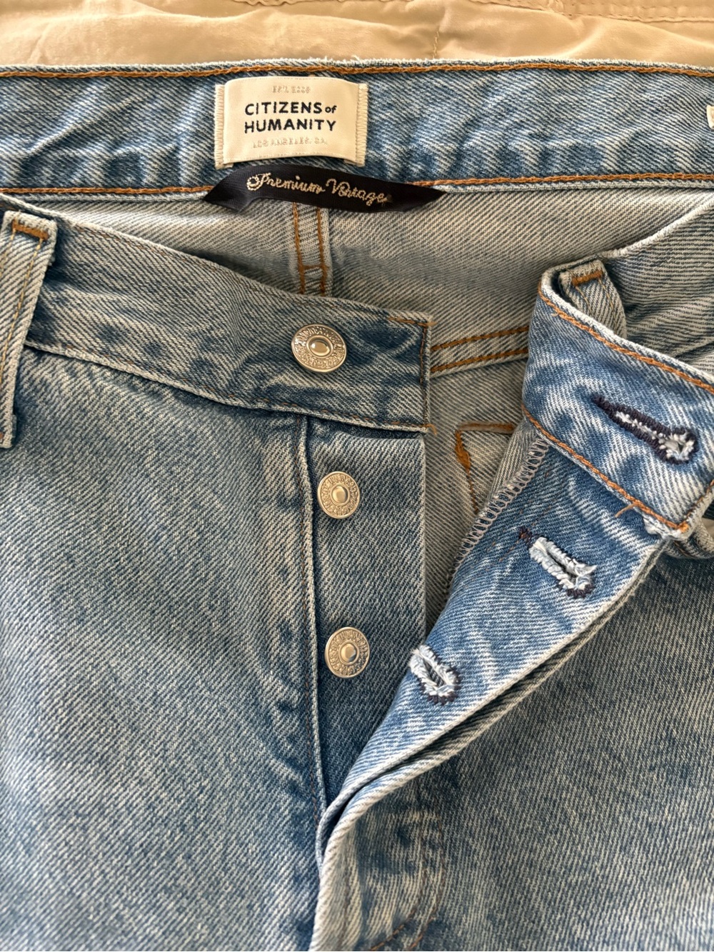 Citizens Of Humanity Light Blue Neve Denim Jeans